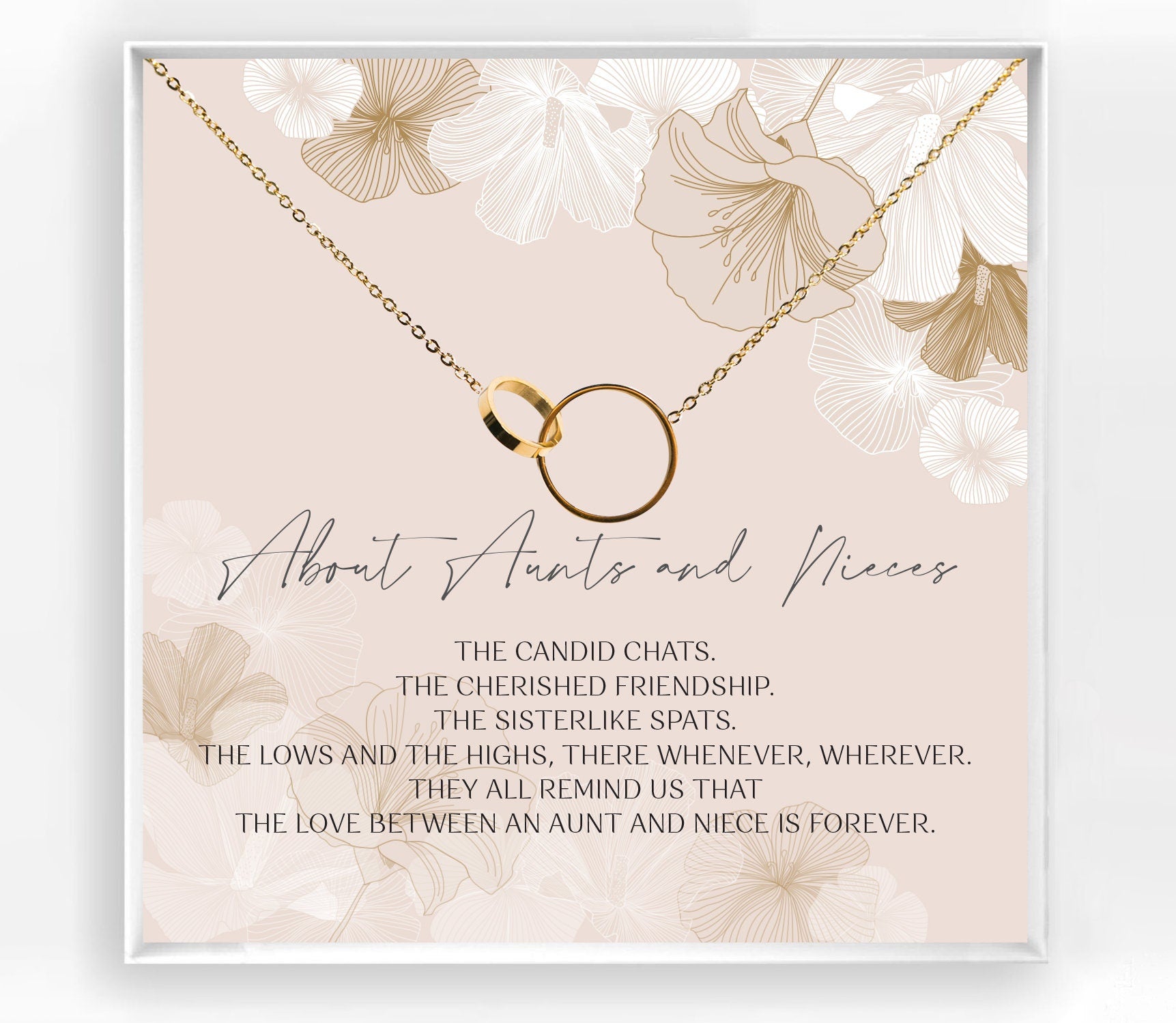 Niece necklace from aunt hotsell