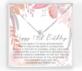 Load image into Gallery viewer, 50th Birthday Necklace