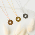 Load image into Gallery viewer, three necklaces on a white surface with feathers
