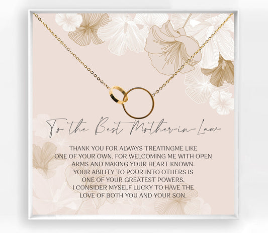 "To the Best Mother-In-Law" Necklace
