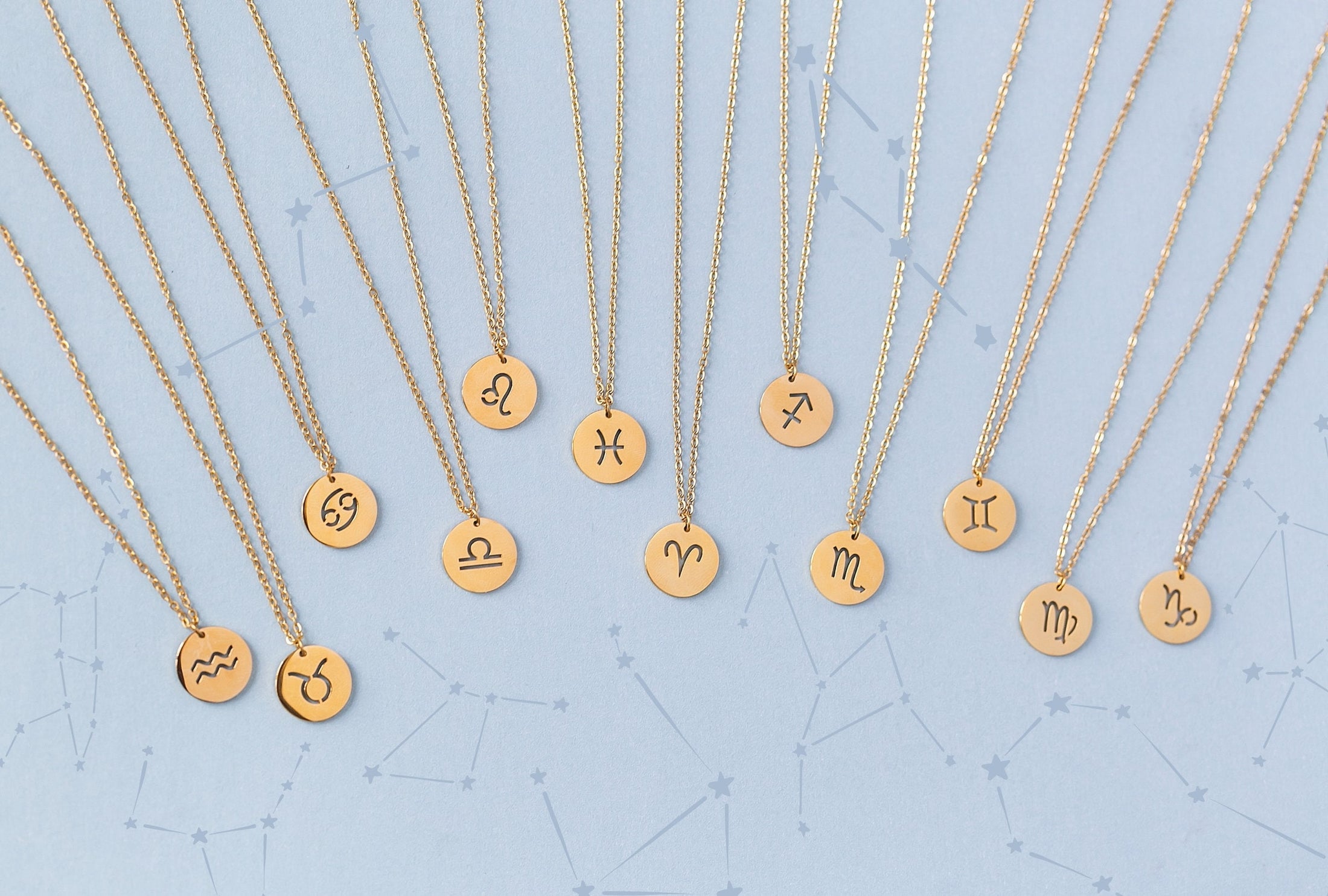 Libra Zodiac Necklace