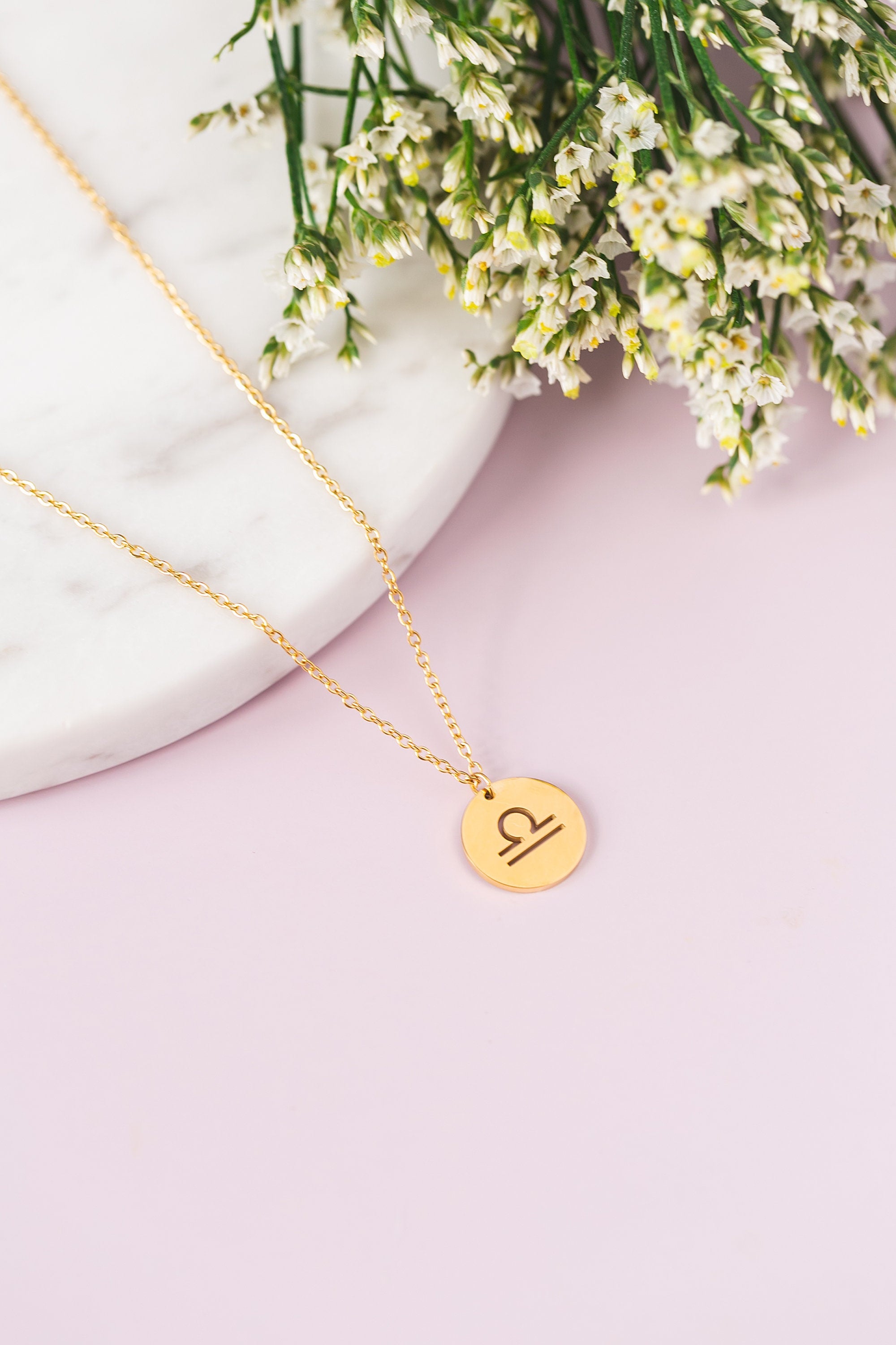 Libra Zodiac Necklace