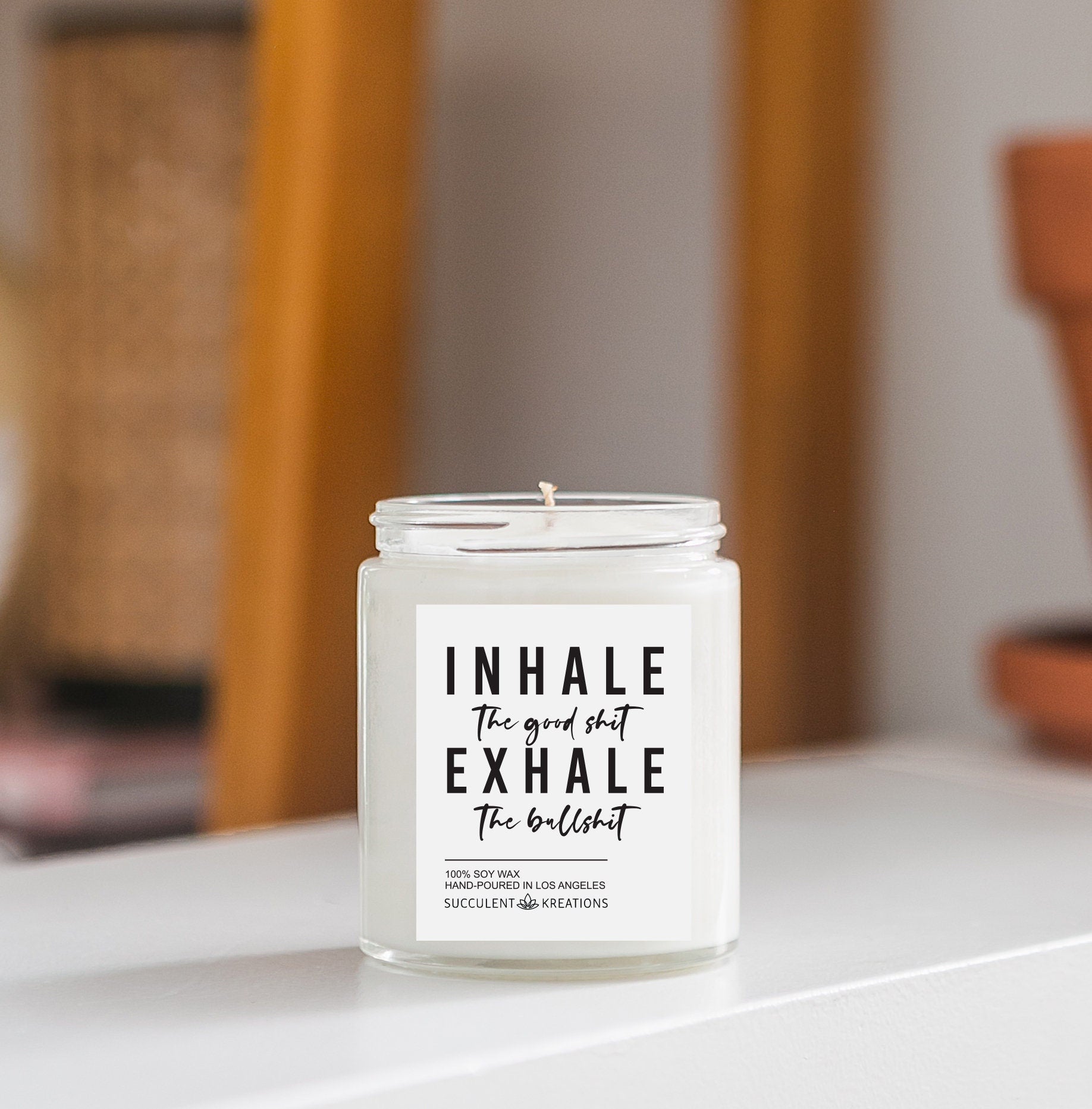 Inhale, Exhale Candle