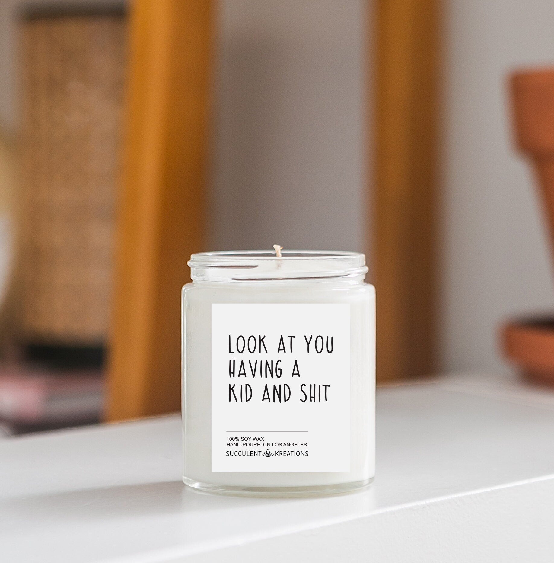 Pregnancy Gift Candle